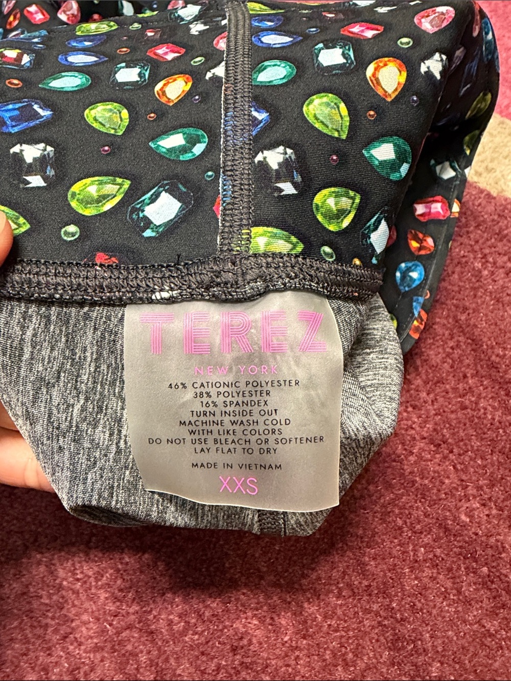 Terez DuoKnit Leggings Size XXS - Picture 3 of 6